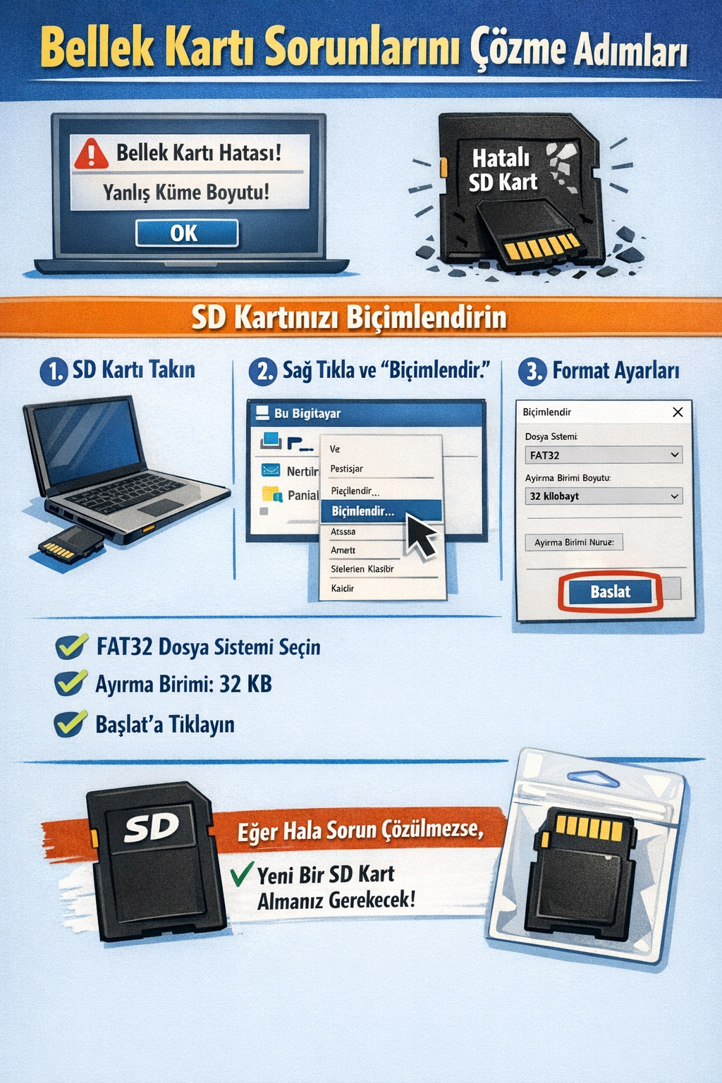 SPI READ ERROR - Hafıza Kartı Okuma-Yazma Hatası