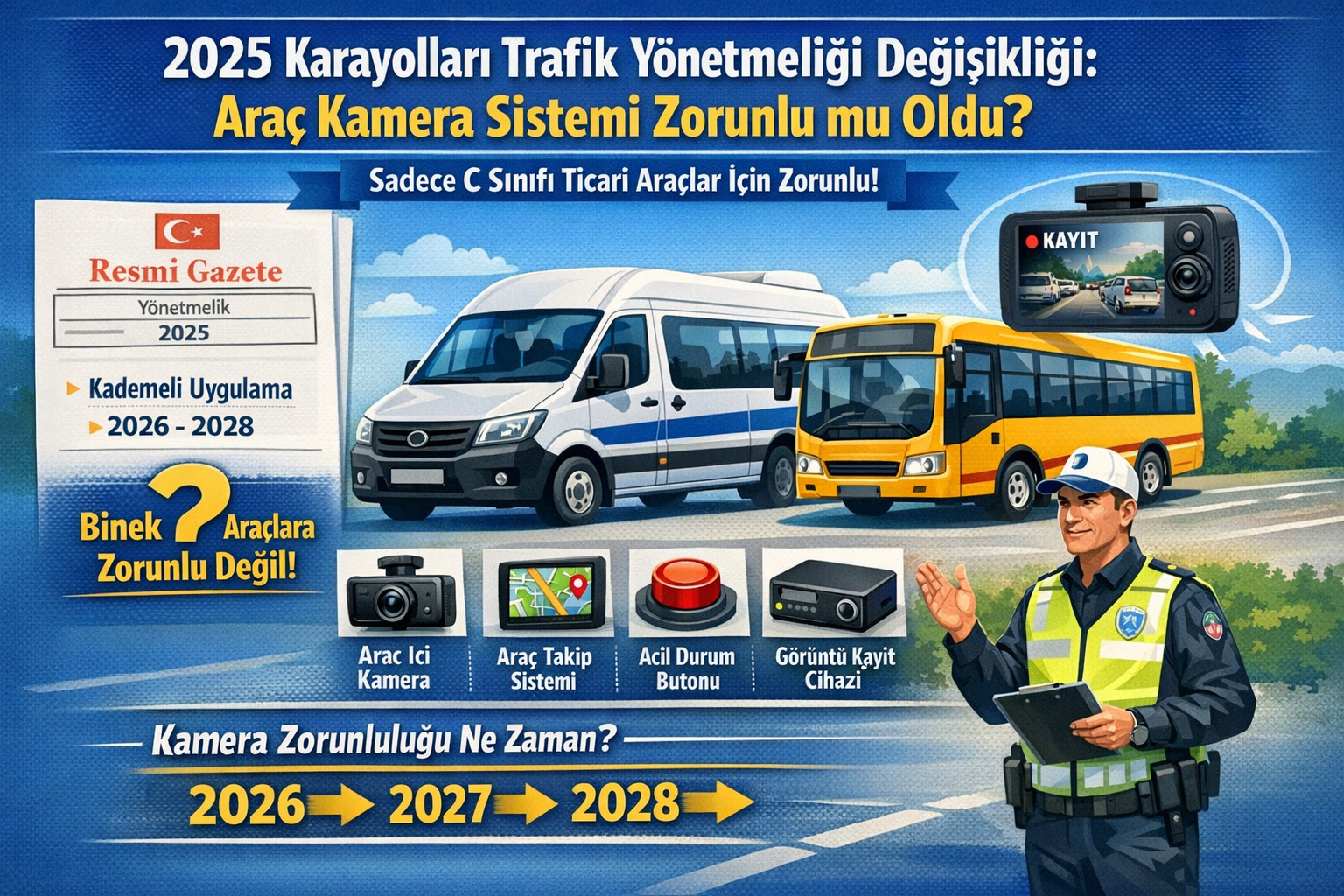 Araç Kamera Sistemi Zorunluluğu Hakkında